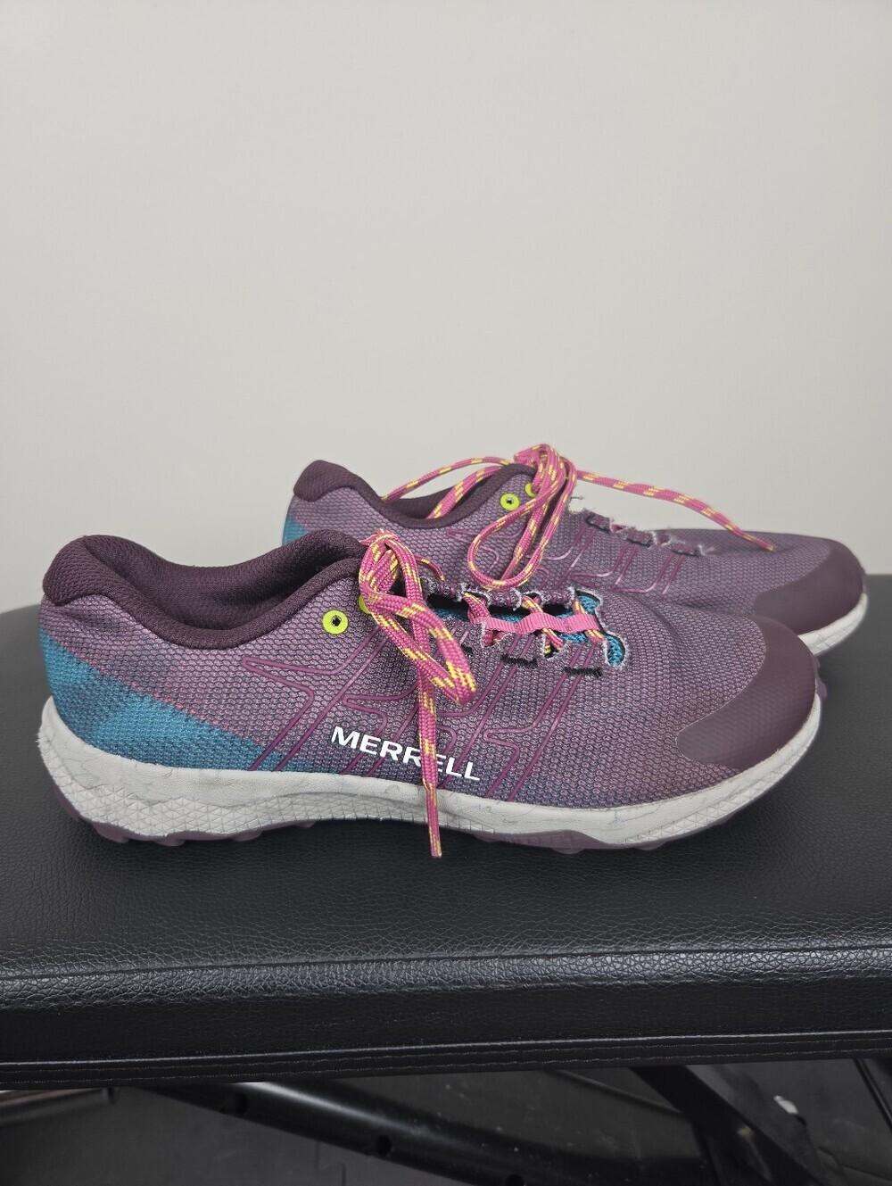 Merrell Big Kids Moab Flight Low Burgundy Size 4.0W Hiking Shoes